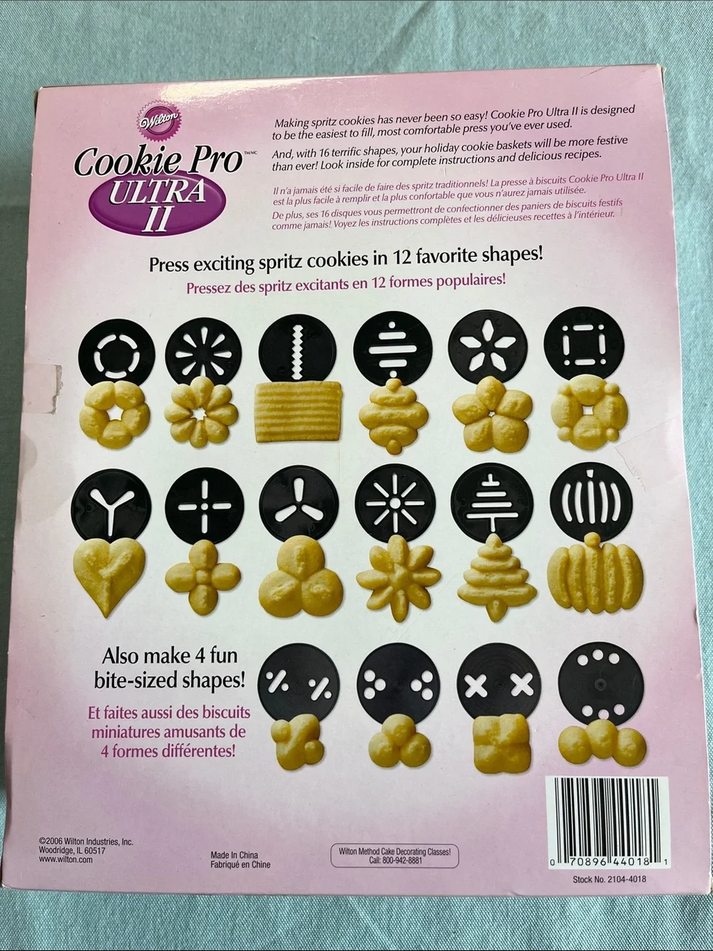 Wilton Cookie Pro Ultra II Cookie Press - Silver and Black